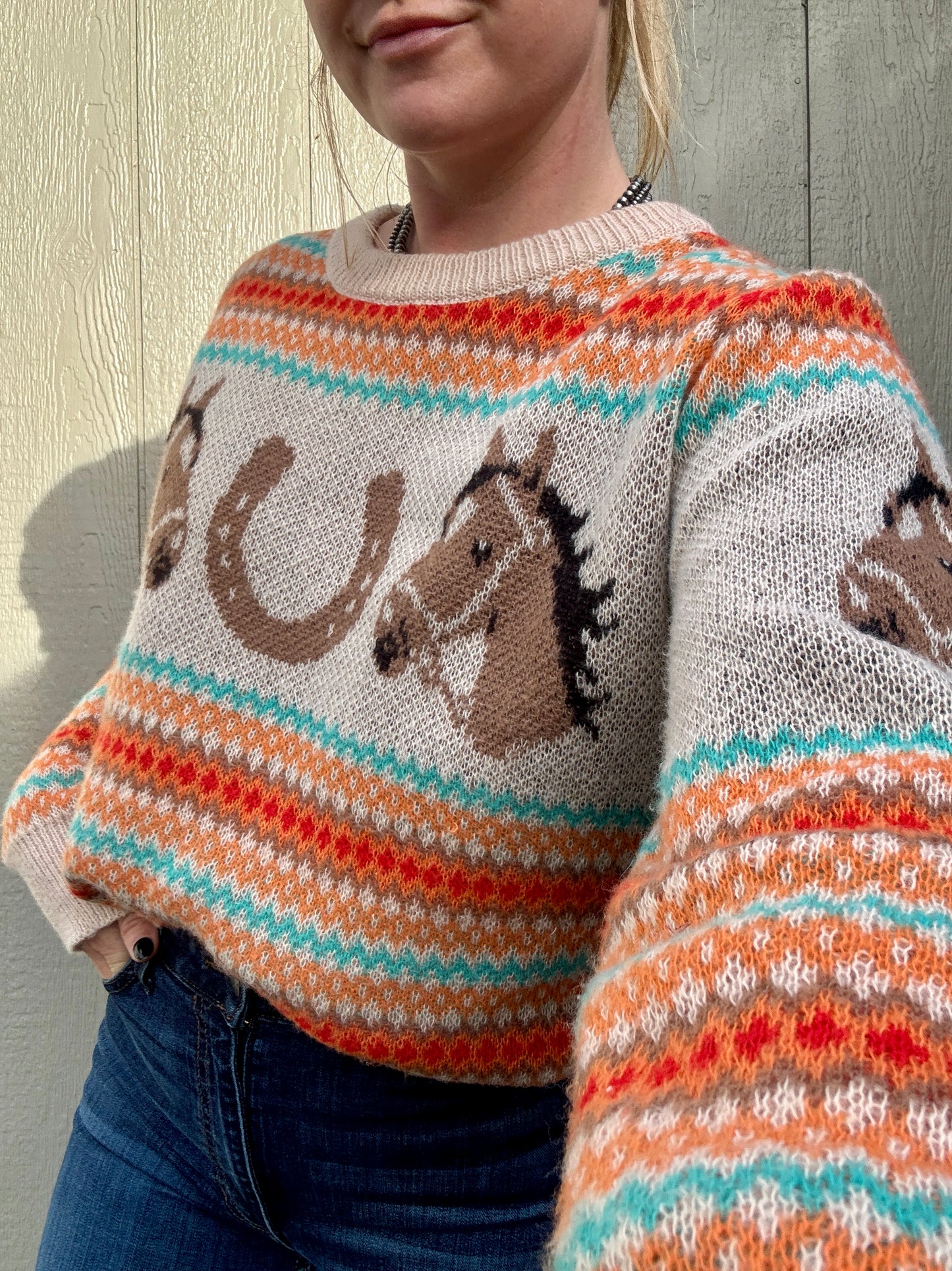 Horse sweater-Medium