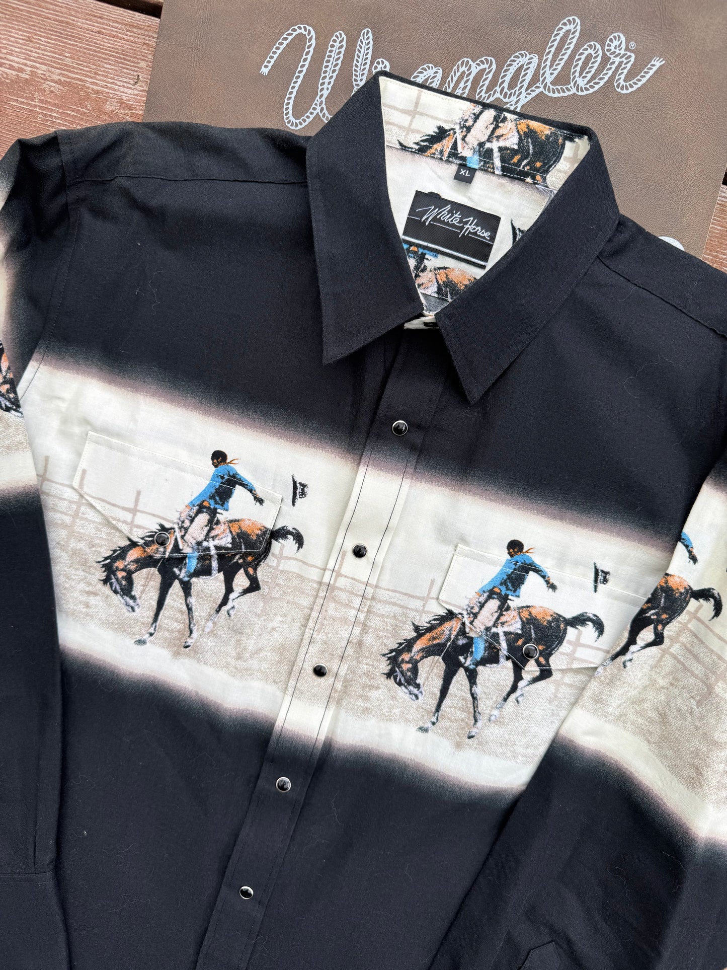 The saddle bronc