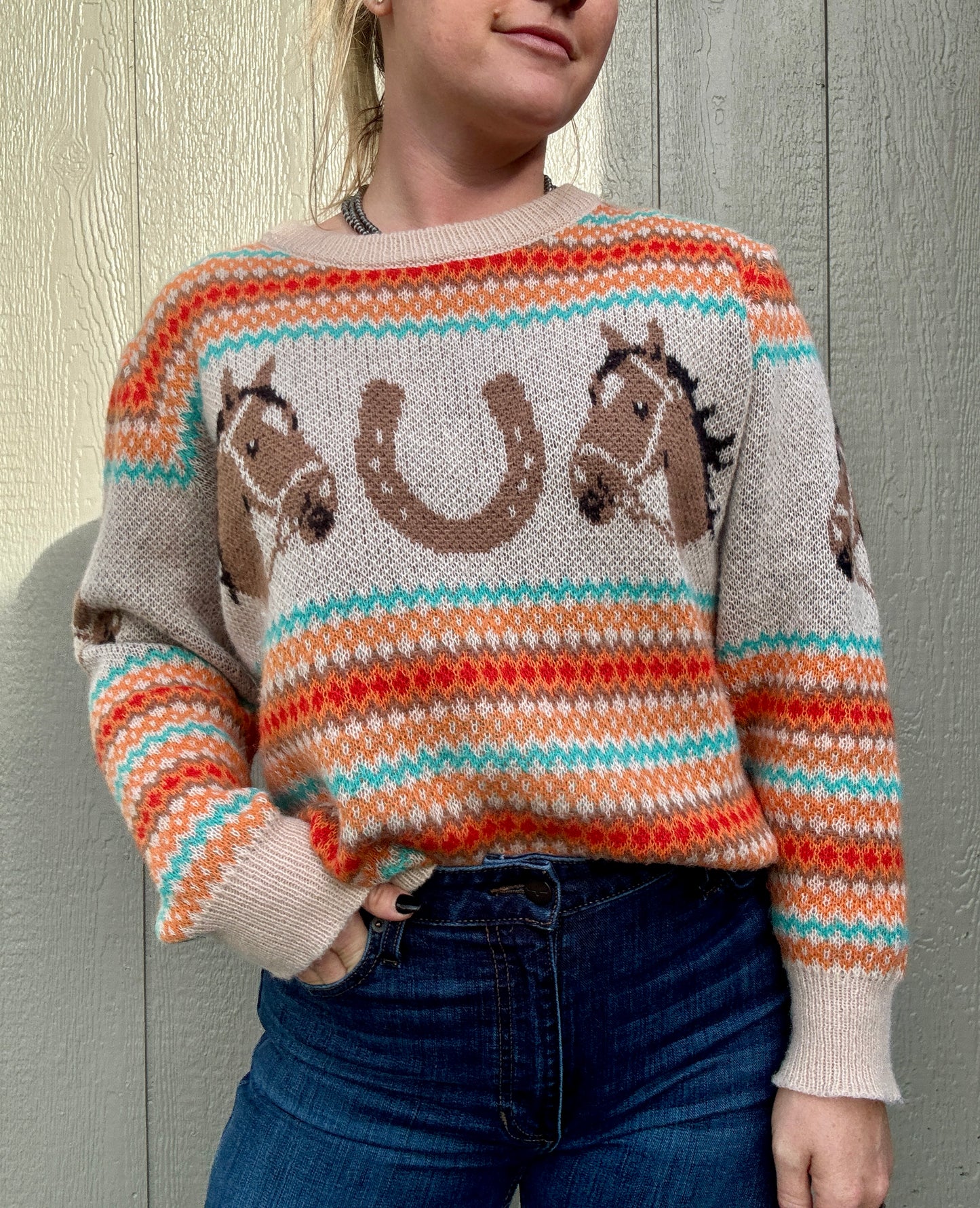 Horse sweater-Medium