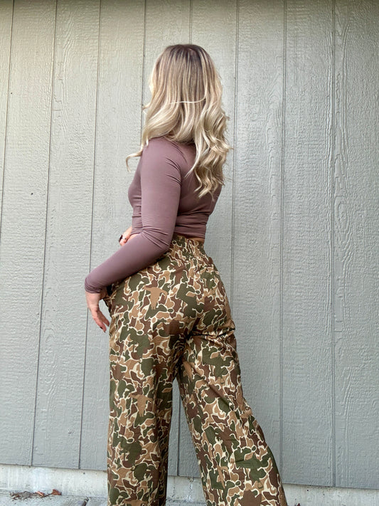 The camo jogger