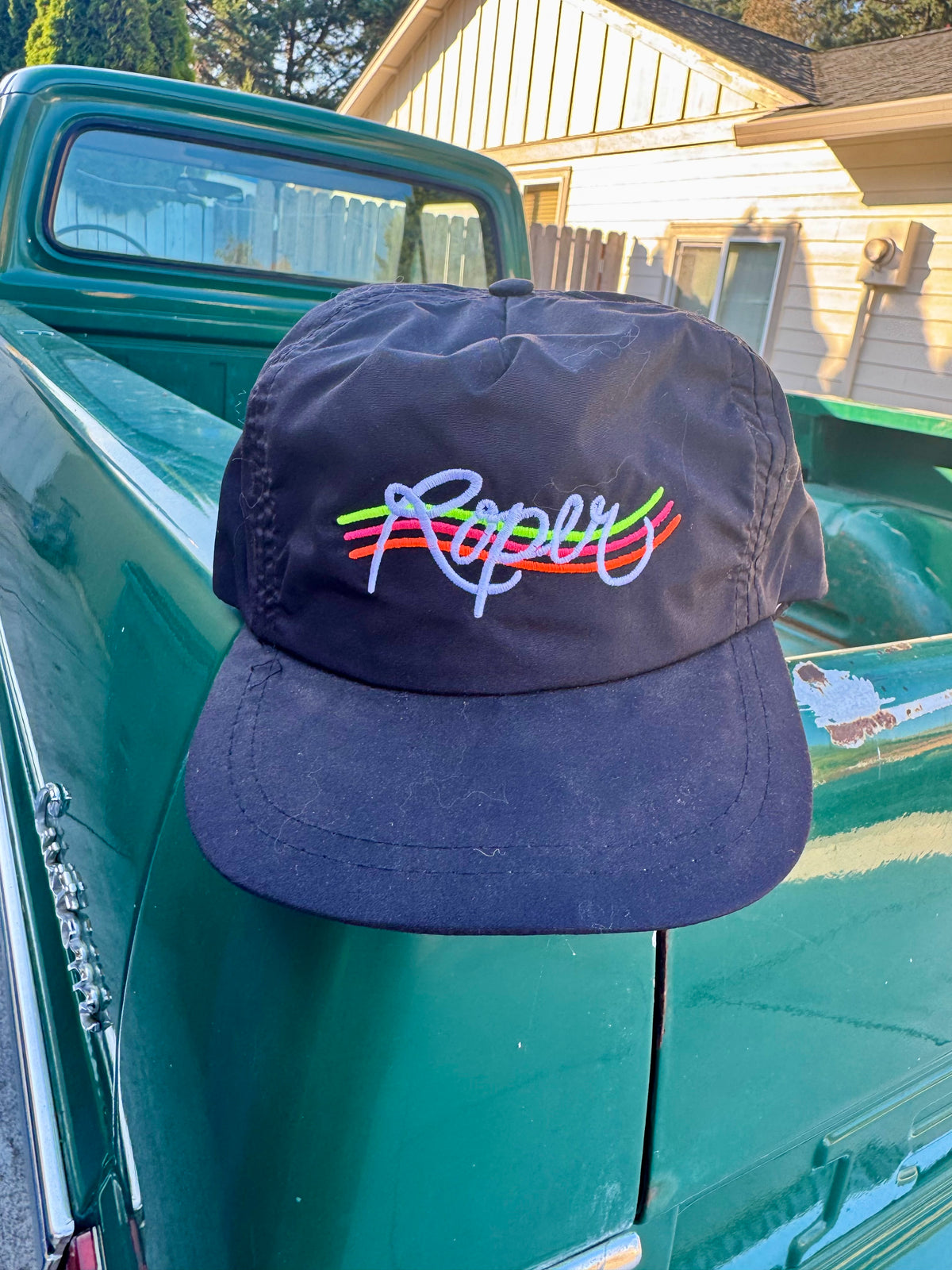 Retro roper hat