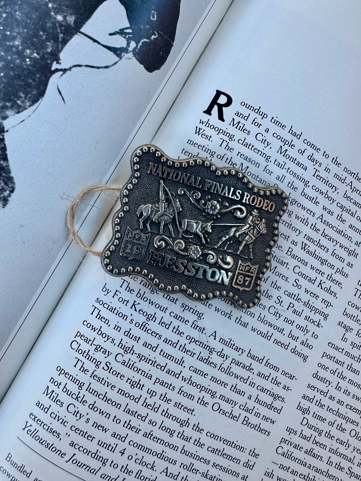 Mini NFR belt buckle
