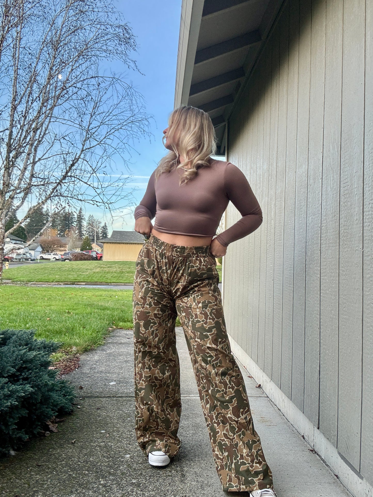 The camo jogger