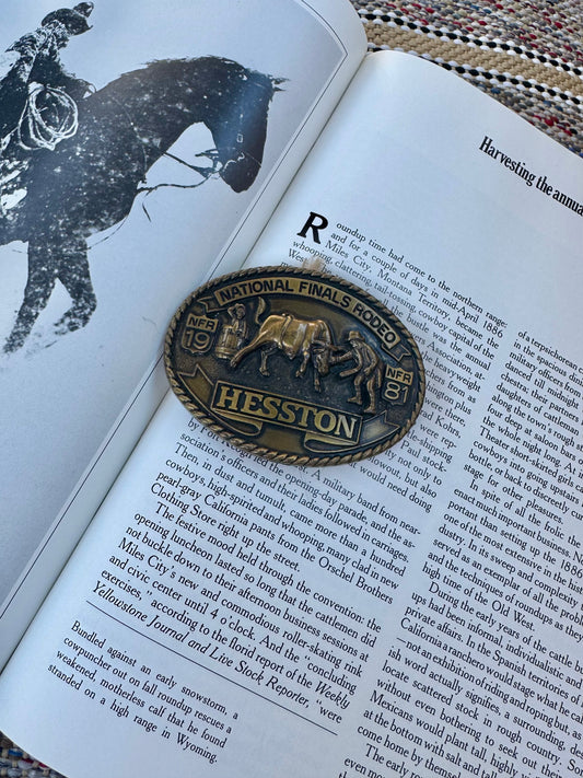 NFR buckle 1981
