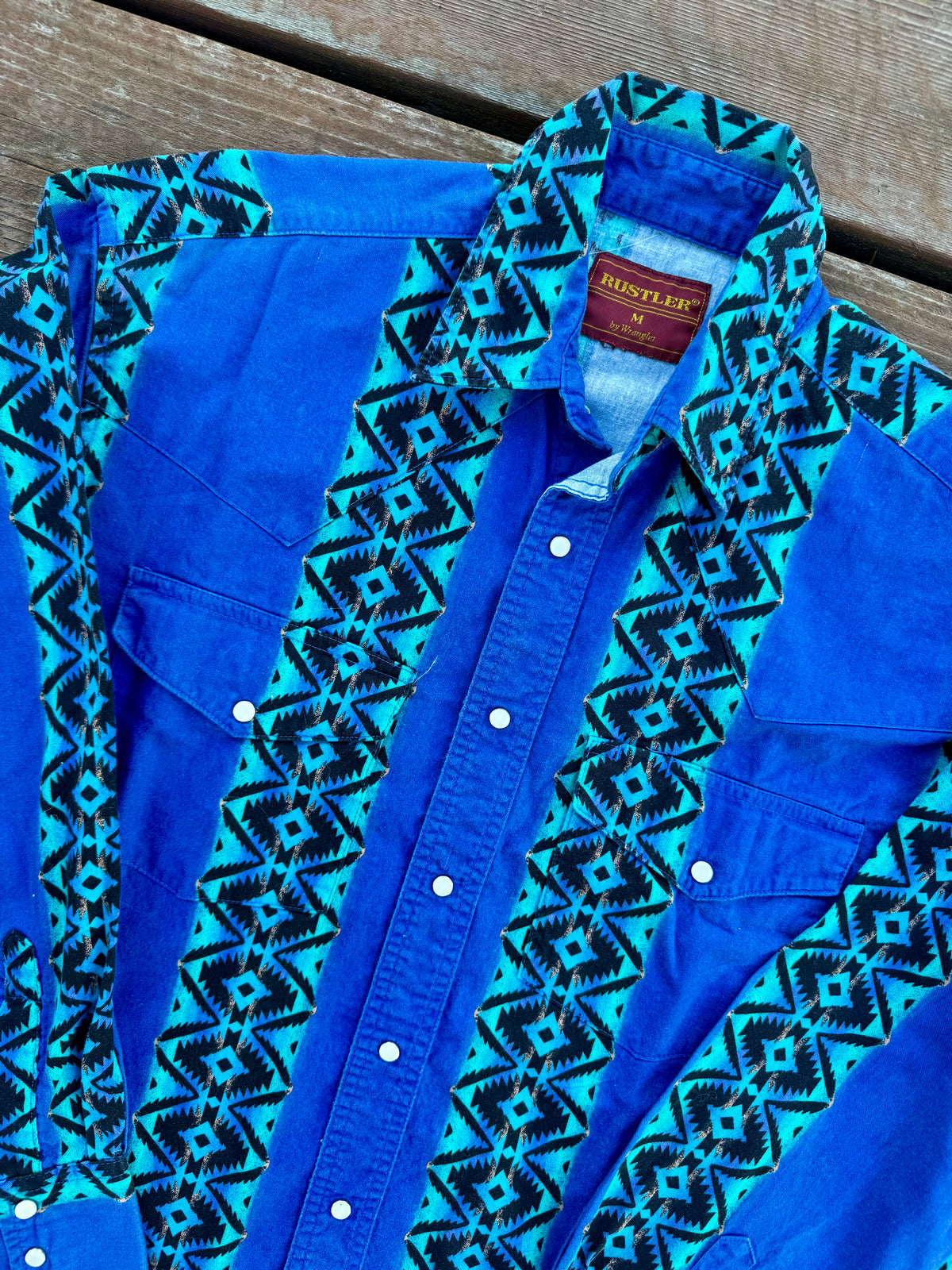 The blue jeans